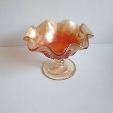 Orange carnival glass for sale  LONDON