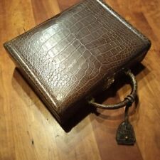 Bolsa de mão de couro marrom autêntica feminina usada RALPH LAUREN comprar usado  Enviando para Brazil