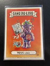 Balde de lixo infantil Gang Do Lixo #181 Miss Lixo (Scary Carrie) Brasil 1990 comprar usado  Enviando para Brazil