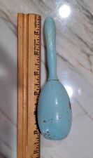 Vintage Sewing Enameled Finish Wooden Sock Darner Egg Robin Egg Blue Wood Darner for sale  Shipping to South Africa