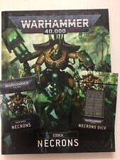 Used, Warhammer 40K NECRON CODEX (9th Edition) + CARDS + DICE for sale  Shipping to South Africa