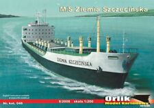 M/S ZIEMIA SZCZECIŃSKA - ORLIK 048 - 1/200 paper model na sprzedaż  PL