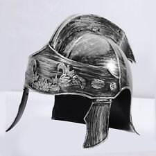 Casco medieval de caballero gladiador oro guerrero romano disfraz casco para Halloween, usado segunda mano  Embacar hacia Argentina