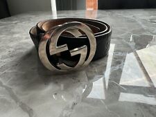 Gucci belt leather for sale  LUTON
