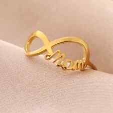 Anillos de símbolos infinitos para mujer amante acero inoxidable anillos de amor sin fin joyería segunda mano  Embacar hacia Argentina