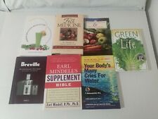 Lote de 7 livros alternativos de suplemento popular smoothie suco natural para saúde, usado comprar usado  Enviando para Brazil