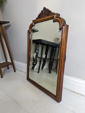Walnut antique mirror for sale  SKIPTON
