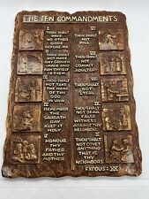 ten commandments plaque for sale  Sacramento