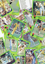 1981-82 Scanlens Cricket Cartões Conjunto LOTE A GRANEL-escolha a partir de Drop Down-Estado perfeito/Quase Perfeito/exceção comprar usado  Enviando para Brazil