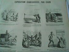 Caricature vignette 1867 d'occasion  Bourgoin-Jallieu