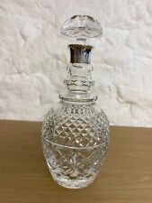 Crystal decanter silver for sale  SOUTH PETHERTON