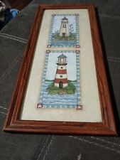 Framed picture lighthouses for sale  Jefferson
