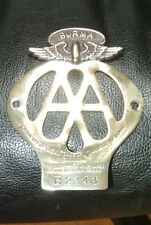 Badge. burma. number for sale  CLACTON-ON-SEA