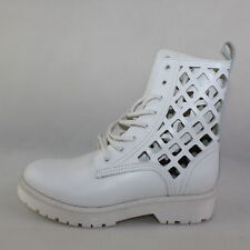 zapatos mujer STOKTON 37 EU botines blanco cuero DC628 comprar usado  Enviando para Brazil