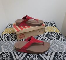 Womens red fitflop for sale  MOUNTAIN ASH