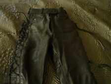 Pantalon cuir noir d'occasion  Paris XIII
