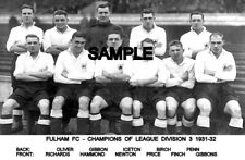 Fulham 1931 champions for sale  DEESIDE