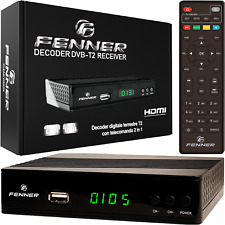 Decoder digitale terrestre dvb-t2 Fenner GX2 HDMI 1080p telecomando 2 in 1 usato  Casoria
