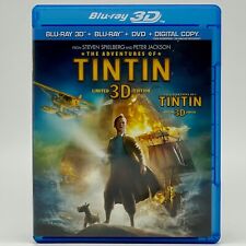 The Adventures of Tintin 3D (Blu-ray/DVD, 3 discos, canadense), usado comprar usado  Enviando para Brazil