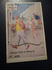 Fold postcard ayr for sale  MABLETHORPE