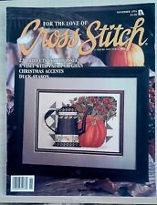 Usado, Revista For the Love of Cross Stitch noviembre 1994 Paula Vaughan entrevista y gráfico segunda mano  Embacar hacia Argentina