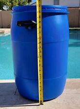 15 Gallon Material Mixing Barrel Locking Lid Convenient Handles Polyethylene for sale  Glendale