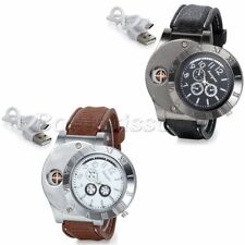 Relógio de pulso masculino exclusivo decoração militar quartzo relógios isqueiro USB comprar usado  Enviando para Brazil