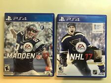 PS4 Sports Games Lot - Madden NFL 17 and NHL 17 GRONK SPIKE myynnissä  Leverans till Finland