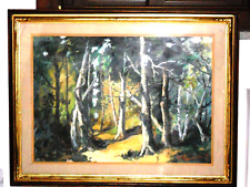Quadro bosco dipinto usato  Cecina