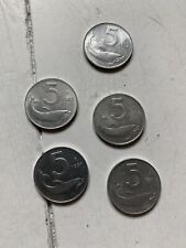 Cinque monete lire usato  Vercelli