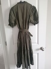 Khaki midi dress for sale  RENFREW
