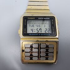 Antigo Relógio Calculadora Casio Masculino 31mm Digital Tom Dourado DBC-610 LEIA!!! Novo Batt comprar usado  Enviando para Brazil