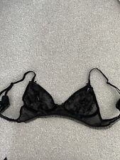 black peephole bra for sale  COWES