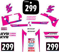 YAMAHA YZ 125 1991 Decal Graphic/kit déco/autocollants/stickers MX RACING  d'occasion  Bourges