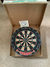 vintage spinsport triwire bristle dartboard in original box spin sport dart for sale  Shipping to South Africa