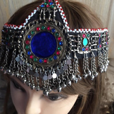 Afghan Matha Patti Headpiece Jewelry Statement Kuchi Handmade Belly Dance Gipsy for sale  SHEFFIELD