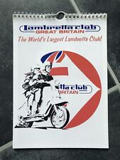 Lambretta club 2008 for sale  LLANDUDNO