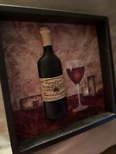 Framed art wine for sale  Barnesville