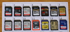 1x Cartão de Memória SDXC Marca 64GB até 100MB/s AU Stock #31 comprar usado  Enviando para Brazil