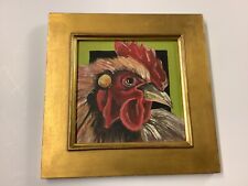 Rooster oil painting for sale  Hope Valley