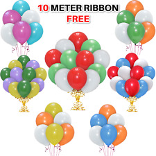 100 X Latex uni BALOON BALLONS Helium Qualitätspartei Geburtstag Hochzeit segunda mano  Embacar hacia Argentina