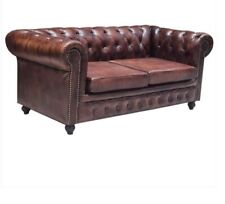 Handmade leather sofa for sale  Shipping to Ireland