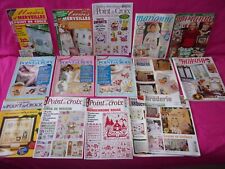 Lot magazines broderie d'occasion  Reims