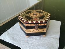 Beautiful Ornate Lacquered Emilio Trinket Music Box. "That's Amore" Tune., used for sale  Shipping to South Africa