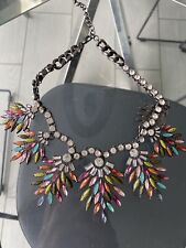 zara necklace ladies with Rhinestones, used for sale  LONDON