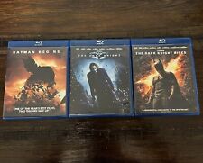 Trilogia Cavaleiro das Trevas Batman Begins The Dark Knight The Dark Knight Rises Blu Rays, usado comprar usado  Enviando para Brazil