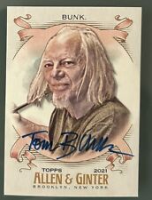 Topps Allen & Ginter Tom Bunk Autograph Card Signed Artist Garbage Pail Kids GPK for sale  Shipping to South Africa