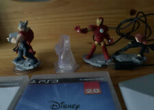 Pacote Disney Infinity lote a granel PS3 1 e 2 Thor Viúva Negra Homem de Ferro cristal comprar usado  Enviando para Brazil