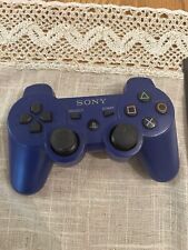 Sony PlayStation 3 PS3 DualShock 3 6axis Blue Wireless Controller Without Cable, used for sale  Shipping to South Africa