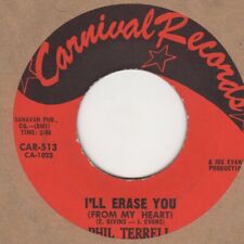 Phil Terrell I'll Erase You Carnival CAR-513 Soul Northern Motown comprar usado  Enviando para Brazil